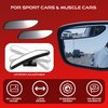Utopicar Long Blind Spot Car Mirror - Aesthetic Convex Blindspot Mirrors, Engineered Design for Side Mirror (Blindspot), Up/Down Adjustable Car Blind Spot Mirror, Rear View Blind Spot Mirrors (2 Pack)
