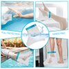 UpGoing Waterproof Foot Cast Cover, Reusable Ankle Wound Protector for Shower Bath, Adult Watertight Cast Bag for Surgery Foot, Ankle, Burns - 100% Waterproof [2024 New Upgrade]