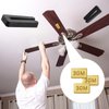 KALIONE Ceiling Fan Blade Balancing Kit Including Fan Balancing Clips and 12pcs Metal Self-Adhesive 3G Weight Practical Fan Balance Kit for Ceiling Fan Weight Balancing 4pcs