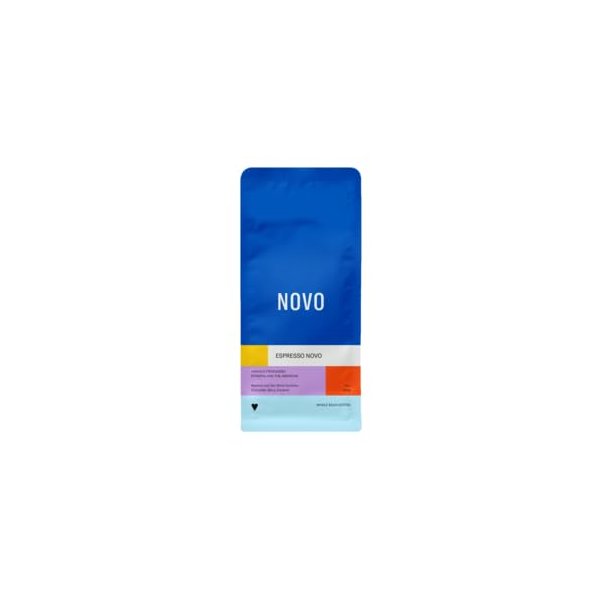 Novo Coffee "Espresso Novo" Medium Roasted Whole Bean Coffee - 5 Pound Bag