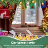 Charniol 24 Pcs Christmas Rubber Duck 2 Inch Mini Ducking Toy 24 Boys Girls Float Bath Xmas Decoration Gift for Ducking Baby Showers Birthday Party Favors