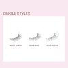 KISS The New Natural, False Eyelashes, Gold Hoops', 12 mm, Includes 1 Pair Of Lash, Contact Lens Friendly, Easy to Apply, Reusable Strip Lashes