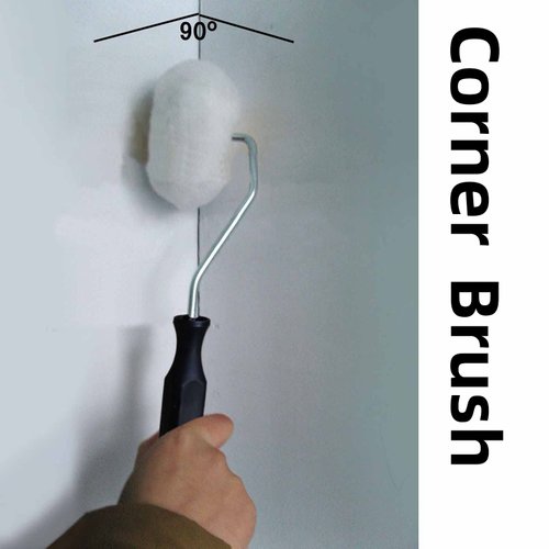 Corner Edger Paint Roller for Drywall Mud and Paint Application,Corner Roller Kits Including Frame & Sleeve,3 Pieces