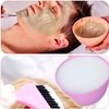 3.3 Inch Silicone Facial Mask Mixing Bowl for Facial Mask, Mud Mask and Other Skincare Products Medium Multi colored 5 Pcs.