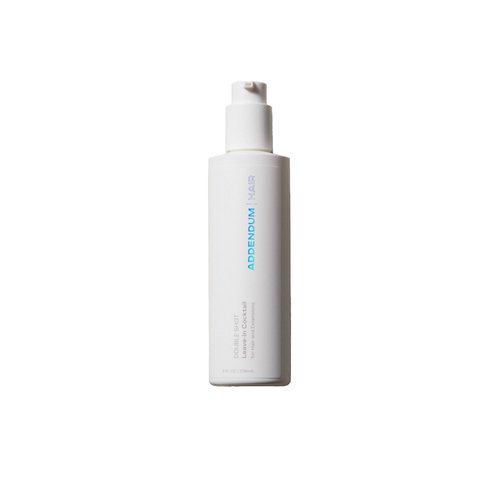 Addendum Hair LEAVE-IN CONDITIONER - Double Shot Leave-in Cocktail, Hair Conditioner, Dry Damage Hair, Afro Hair, For All Hair Types, Hair Extensions, Built-in Mineral 8 FL OZ