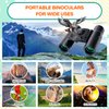 Midoo 2 Pack 10x25 Binoculars for Adults and Kids,Small Compact Binoculars with Clear Low Light Version for Bird Watching, Lightweight Waterproof Binoculars for Travel Hunting Cruise Ship Essentials