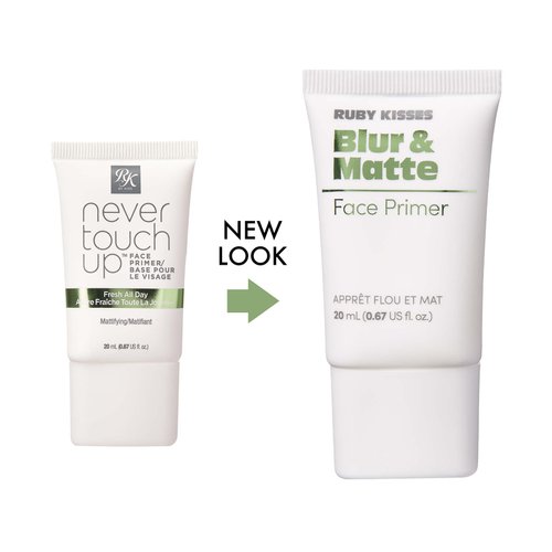 Ruby Kisses Matte Face Primer Blur & Matte Makeup Base Primer for Face, Face Primer for Oily Skin, Pore Minimizer, Shine Control, Natural Matte Finish, Fills in Pores and Fine Lines