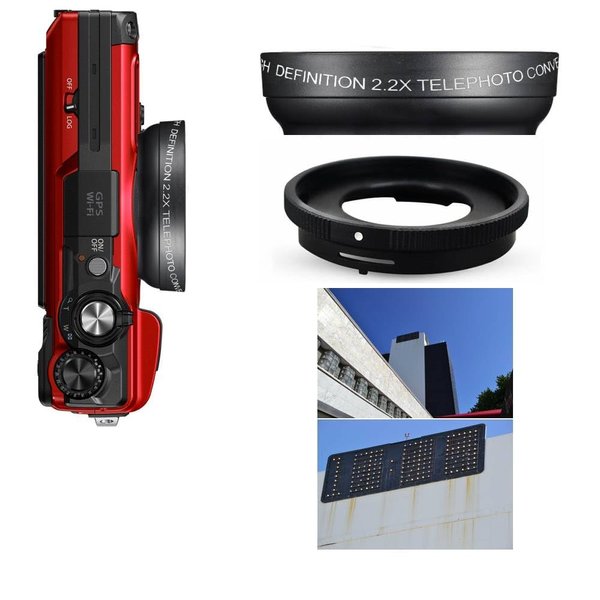 2X Dedicated Optical HD 16K TELEPHOTO Zoom Lens for Olympus Tough TG-6