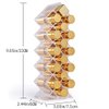 YIEZI Lipstick Holder Organizer 16 Spaces Acrylic Stackable Fish Shape Lipstick Tower, Lip Gloss Storage Stand, Perfect for Lipgloss Organizers Makeup Vanity Display, Clear (1 Pack)