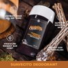Suavecito Whiskey Bar Scent Stick Deodorant Underarms Men's Grooming Aluminum Free Combats Odor All Day Long