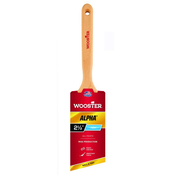 Wooster 4231-2 1/2 Sash Paintbrush, 2-1/2-Inch, 2.5 Inch, Light Brown