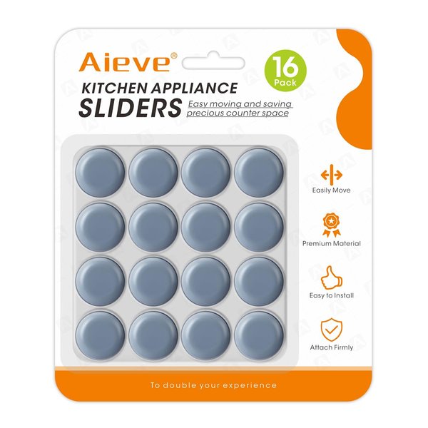 Aieve Appliance Slider, 16Pcs Appliance Sliders for Kitchen Appliances, Small Appliance Slider for Most Countertop…