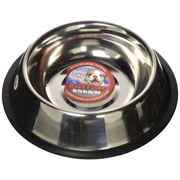 Loving Pets Standard No-Tip Dog Bowl, 64-Ounce