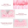 Ondder Spa Headband for Washing Face Bunny Ear Spa Headbands and Wristbands for Skincare Face Wash Head Bands & Wrist Bands for Women Girls