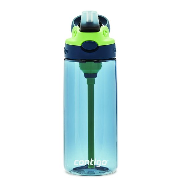 Contigo Kids Straw Water Bottle with AUTOSPOUT Lid, 20oz, Blueberry