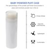 Kichvoe Toddler Powder Puff Box Empty Powder Dispenser Bottle, 2Pcs Travel Body Powder Jar Makeup Powder Empty Case Container for Home Outdoor Trip Travel Size Baby Powder