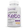 Lifestyle Keto Pills 1275MG New & Improved Formula Contains Apple Cider Vinegar Extra Virgin Olive Oil Powder Green Tea Leaf 60 Capsules