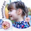 inSowni 8 Pieces Small Flower Hair Claws Clips Floral Plastic Hair Barrettes Accessories for Toddlers Girls Kids Teens