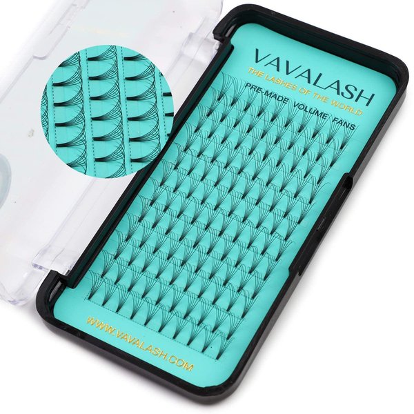 Eyelash Extensions 3D 4D 5D 6D 7D 10D Thickness 0.05/0.07/0.1 C/D Curl Eyelashes Short Stem heat bonded Premade Fans Russian Volume Pre-fanned Lash Extensions Supplies (6D-0.07-D-8-15mm)