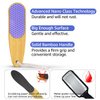 Nano Glass Foot File, Foot Rasp with Bamboo Handle Foot Scrubber Callus Remover Pedicure Foot Care to Remove Callus, Dead Skin and Cracked Heels - Bamboo