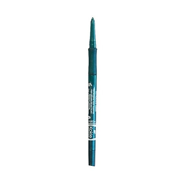 Kokie Cosmetics Retractable Kohl Eyeliner, Peacock Green, 0.012 Ounce