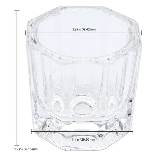 Beauticom Glass Dappen Dish *Clear* (1 Piece)