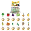 Vegetable Birthday Party Supplies Cute Vegetable Party Decorations Include HAPPY BIRTHDAY Banner Foil Balloons Cake Topper Cupcake Toppers Cartoon Birthday Party Decoration