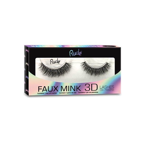 Rude - Faux Mink 3D Lashes - Transitionalist