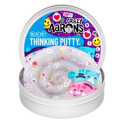 Crazy Aaron’s 4” BFF Thinking Putty 90 Grams - Never Dries Out - Sensory Play Putty - Creative Toy for Kids and Adults - Crazy Aaron’s Thinking Putty® - Made in The USA