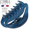 Camila Paris CP3081 French Hair Clip for Women, Blue, Girls Hair Claw Clip Jaw Fashion Durable and Styling Hair Accessories for Women, Luxury Ladies Strong Hold No Slip Grip Clamp, Made in France