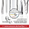 marQus Manicure Set Solingen Made in Germany - 7 piece stainless steel exclusive finger & toe nail clippers set in real leather case, made in Solingen Germany* (except for clippers)