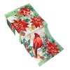 Iconikal Disposable Paper Dinner Party Napkins, Cardinal Poinsettia, 75-Count