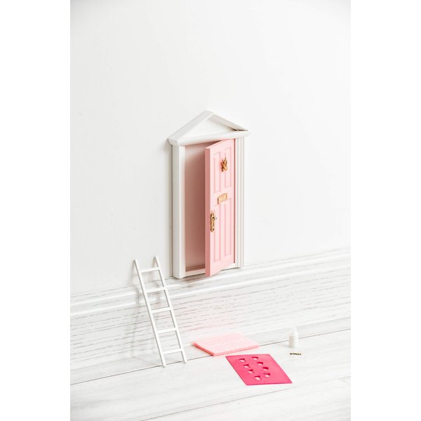 18.5cm Little Magical Fairy Door Opening with Accessories/Tooth Fairy Door for Fairy Tale Education Learning Toy Pretend Playset for Kids DIY Fairy Garden