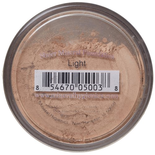 Sheer Mineral Foundation - Light - 40 Grams by Mineral Hygienics