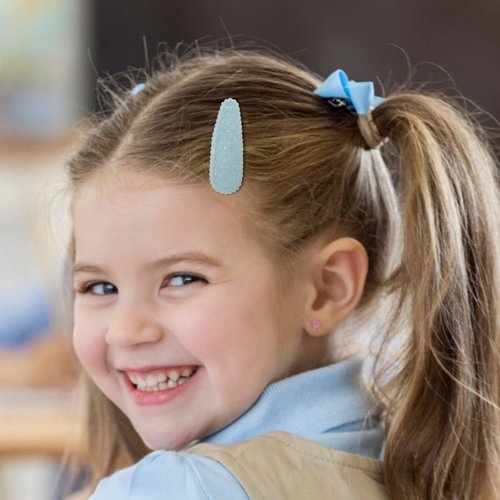 Girls Hair Accessories 20 Pcs Snap Hair Clips Hair Barrettes Non-slip Cute Hair Clips Hair Accessories for Girls Women Teens or Small Hair Clips