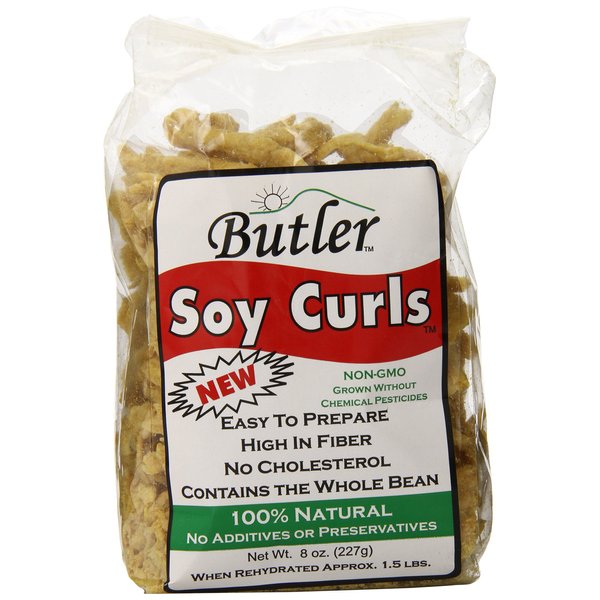 BUTLER FOODS Soy Curls, 8 OZ