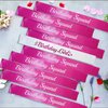 LXYXUUN 10 PCS Birthday Sashes Kit, Hot Pink Birthday Girl Sash and 9 Pcs Birthday Squad Sashes for Girl or Women Funny Birthday Party Favors Decorations