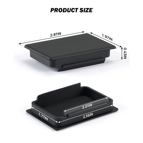 JOYTUTUS Stake Pocket Cover Trucks Bed Rail Stake Covers Compatible with 1999-2014 Chevy Silverado and 2010-2014 GMC Sierra - 4 Pack