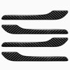 Femibon Door Handle Cover FIt for Tesla Model 3/Model y 2017-2023,Carbon Fiber Door Handle Wrap for Car Door Handle Sills Protection Wrap Accessories 4PCS (Gloss Carbon Fiber Pattern)