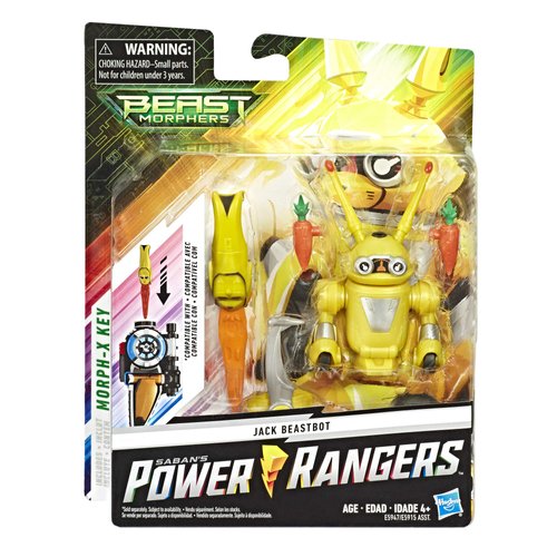 Power Rangers Beast Morphers Jax Beastbot 6-inch Scale Action Figure Toy inspired by The TV Show
