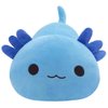 Yeqivo Axolotl Stuffed Animal, Cute Blue Axolotl Plush Pillow Toy Soft Axolotl Stuffed Animal Kawaii Plushie Toy 30CM/11.8Inch