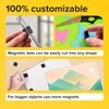 Hyper-Sticky Magnets with Adhesive Backing - 220pcs 0.8x0.08 Strong Magnetic Squares for Whiteboard Fridge - Easy-to-Cut Stickers for Planning and Organization - Teacher Must Have - Teacher Supplies
