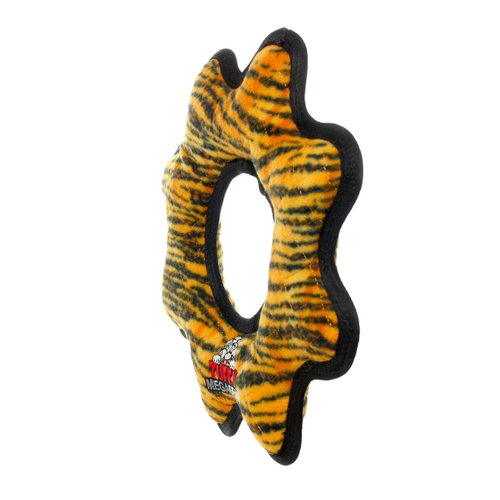 TUFFY - World's Tuffest Soft Dog Toy - MEGA Gear Ring - Squeakers - Multiple Layers. Made Durable, Strong & Tough. Interactive Play (Tug, Toss & Fetch). Machine Washable & Floats. (Combo Pack)