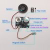 DONGKER 8M Programmable Voice Record Module,DC 5V Magnetic Control DIY Music Voice Recording Module with Speaker Can Change 3 Play Modes for Personalized Greetings Holiday Crafts Cards