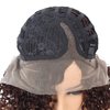 BEAUTY FLAG Afro Curly Lace Front Wigs Brown Synthetic Heat Resistant Fiber Short Curly Wig for Black Women