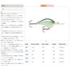 Rapala Dives-To 10 Fishing lure, 2.25-Inch, Bleeding Olive Shiner