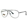SA106 Mens Metal Rim Officer Pilot Multi 3 Power Focus Progressive Reading Glasses (gunmetal, 3.0)