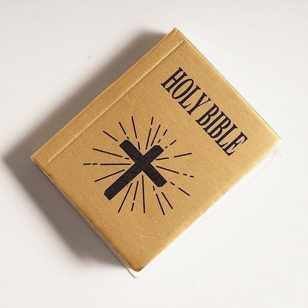 Brown Mini Bible Pocket Book Dollhouse Miniature Book Bookshelf Bedroom Library Accessories，Dollhouse Furniture, Miniature Dollhouse Accessories,Dolls and Accessories(1/12)