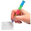 Zugar Land Colorful Transparent Stackable Bear Shaped Pencils (5") Fine Point Already Sharpened Ready to Use! 5 Parts and 5 Colors Each! Plastic. Party Favor, School Supplies (24)