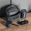 STO - Travel Storage Bag, Case with Combination Lock & Metal Tray - Carbon Filter Interior - Smell Proof - YKK Zippers - Black